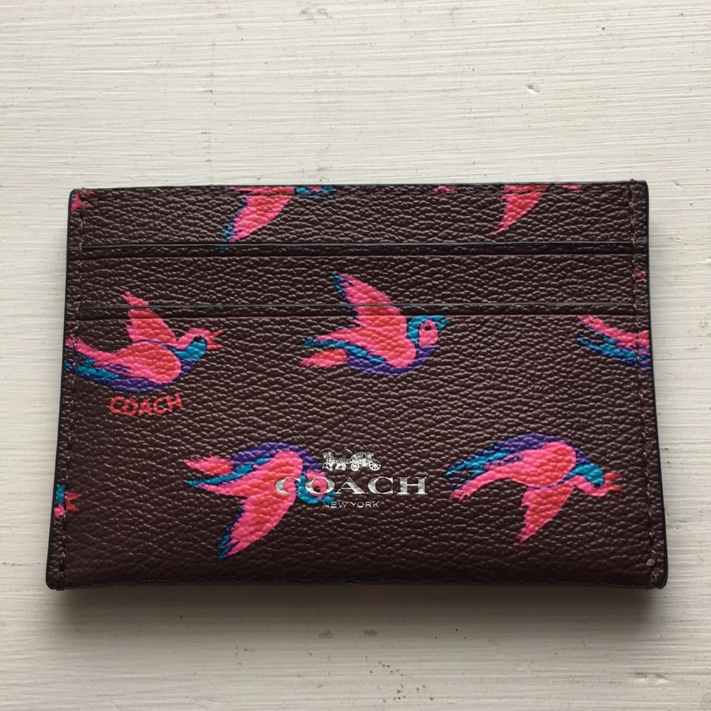 NWOT Coach Wallet - Coach Brown & Bright Wallet